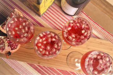 Bubbels met appel-kersensap