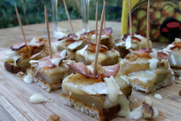 hapje met peer en brie