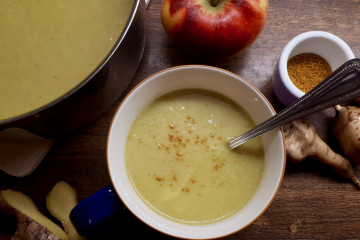 Aardpeersoep met appel