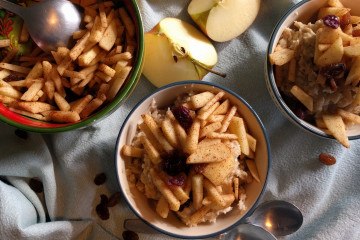 Havermoutpap met appel