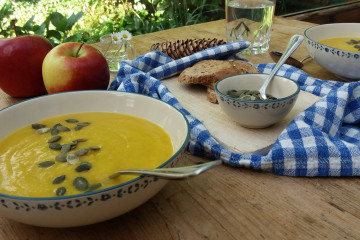 Pompoensoep met appel