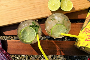 Mocktail met appelsap