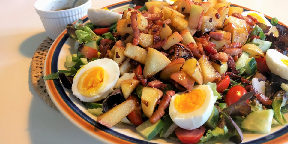 Salade Met Gebakken Appeltjes En Spek › Appelen Roes